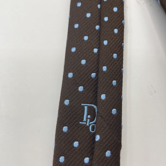 CHRISTIAN DIOR Polka Dot Necktie - Picture 6 of 8